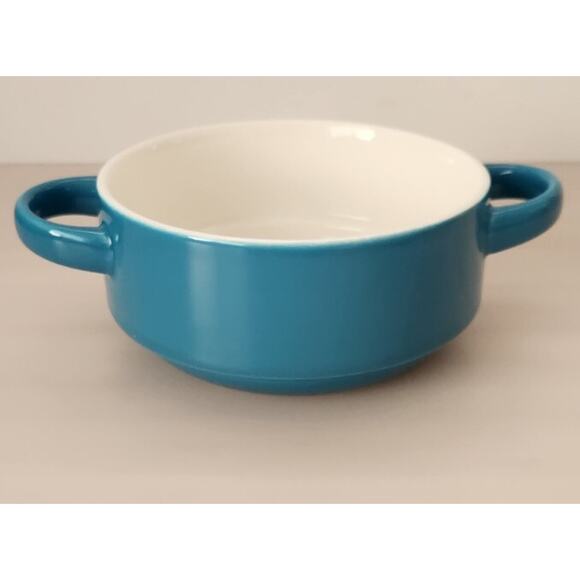 Set of 5 Sweese Porcelain Stackable Minimalist Multipurpose Bowls with Handles - Picture 8 of 16